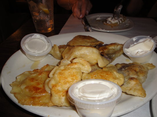 Polish Platter with pierogi and sausage